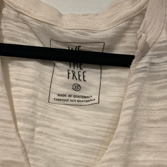Free People We The Free Notch Neck Short Sleeve T-shirt - Picture 4 of 4
